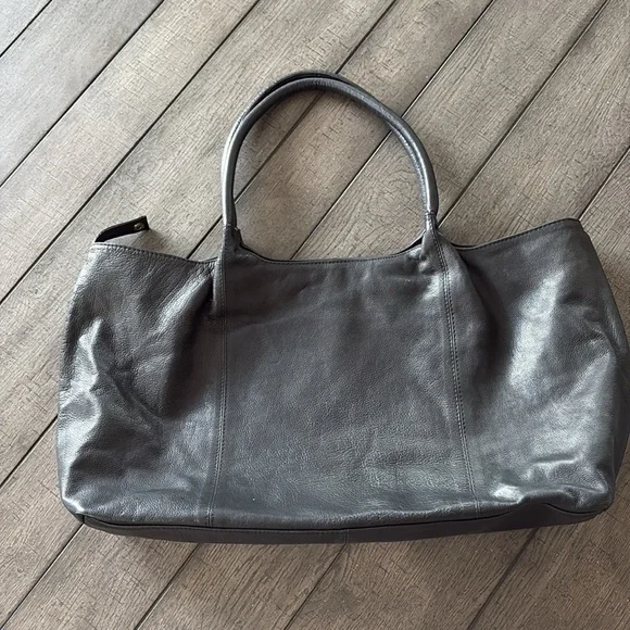 Sorpresal Black Leather Tote Bag - Picture 4 of 7